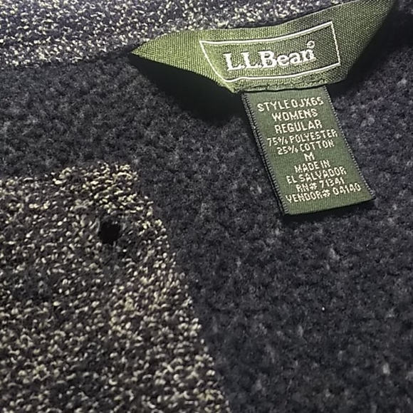 L.L.Bean fleece jacket M - Picture 4 of 6